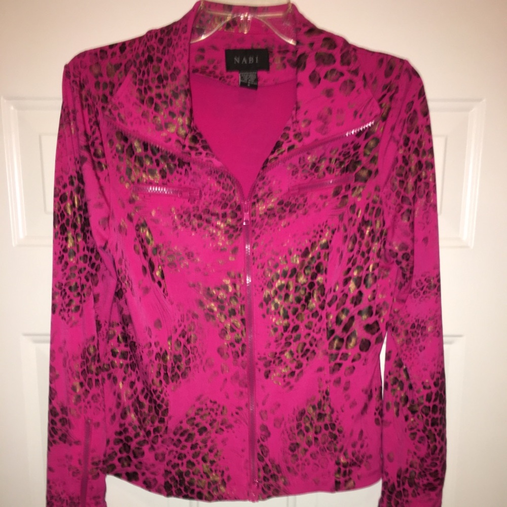 Nabi Gorgeous Jacket With Zipper Front With Pocke… - image 1